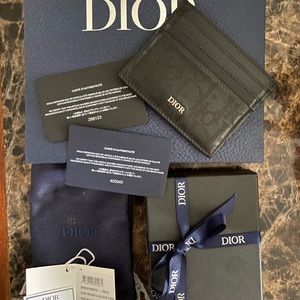 ***SOLD AUTHENTIC DIOR CARD HOLDER
